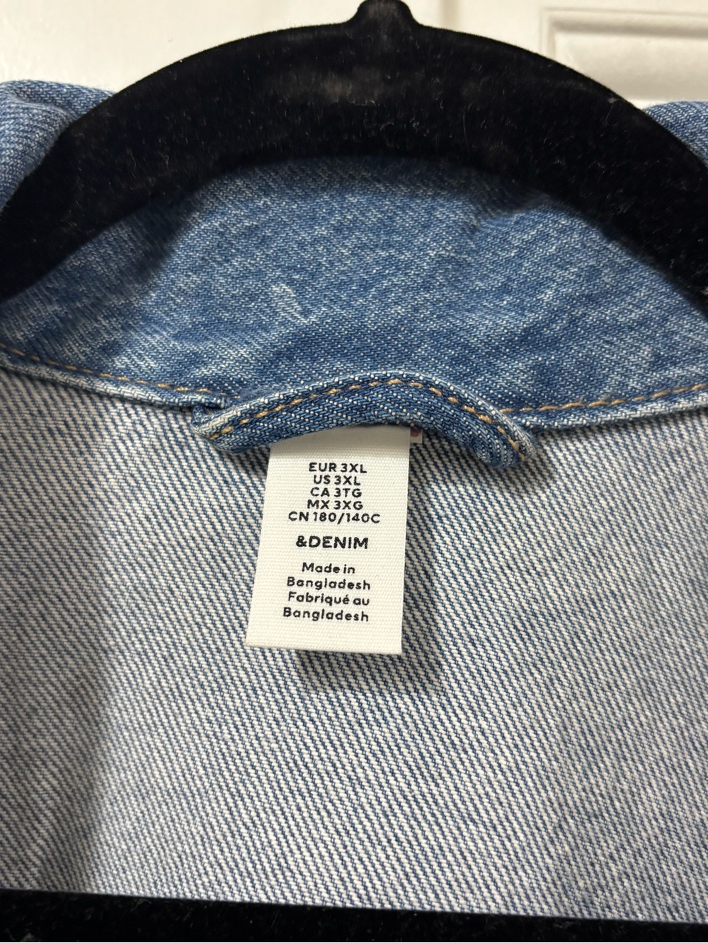 H&M denim jacket fits 2x - Picture 2 of 5